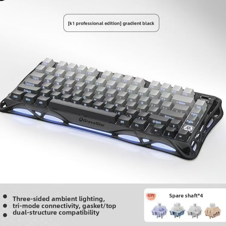 Wireless Mechanical Gaming Keyboard RGB Backlit