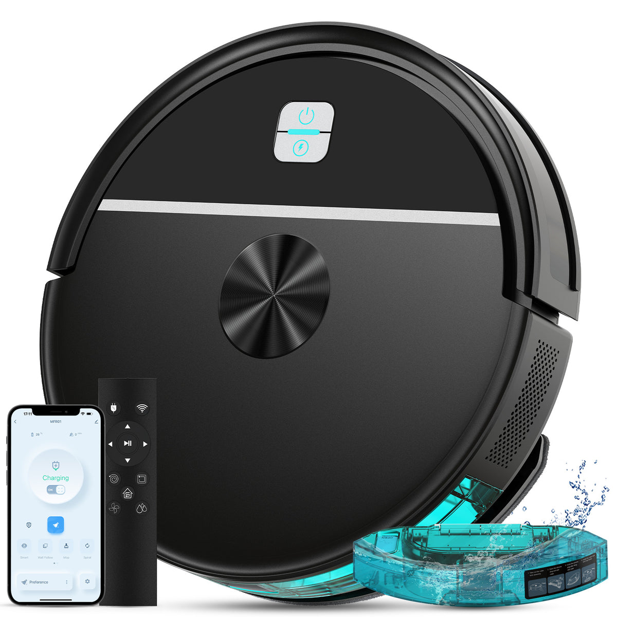 Robotic Vacuum Cleaner with Mopping Function
