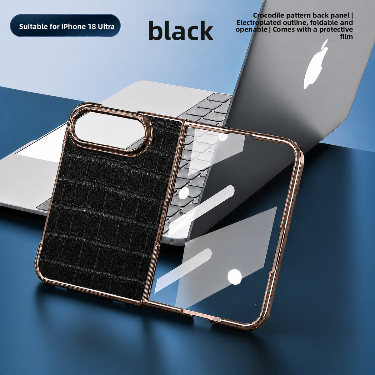 Folding Cover Business Leather Case