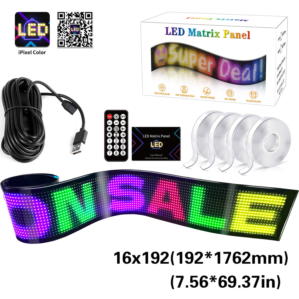 Flexible Bluetooth LED Display Screen