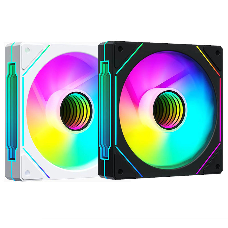 Silent temperature-controlled fan