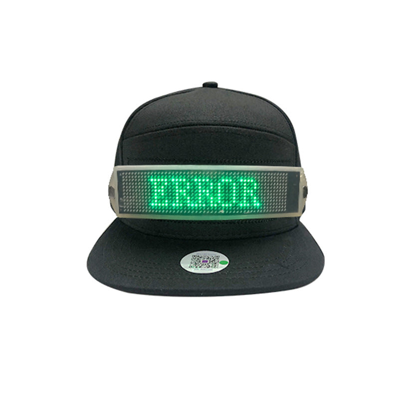 Led hat luminous advertising hat display screen