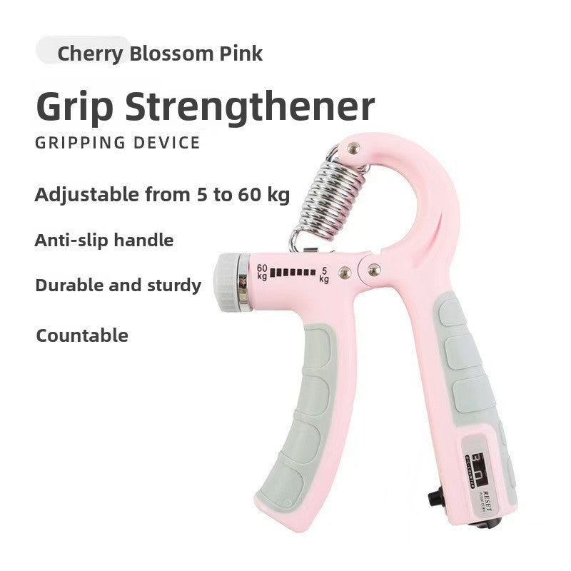 Adjustable Grip Strengthener with Counter
