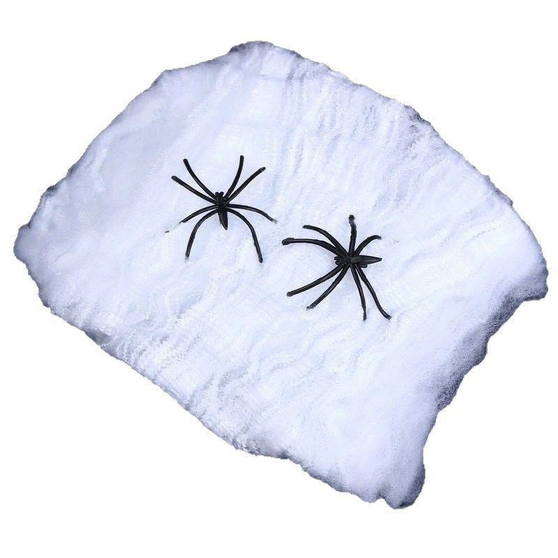 Glow Spider Cotton Halloween Decoration Set