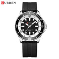 CURREN Men's Round Waterproof Quartz Watch