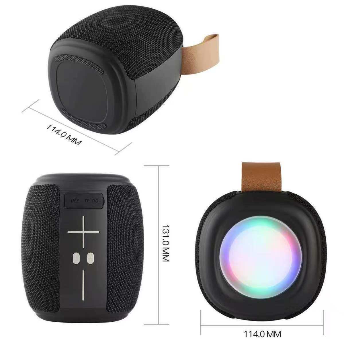 Waterproof Bluetooth Speaker with RGB Lights