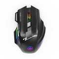 Wireless Gaming Mouse with Silent Click and RGB Lighting