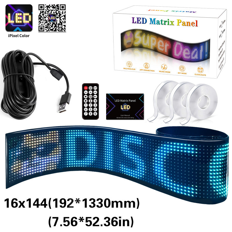 Flexible Bluetooth LED Display Screen