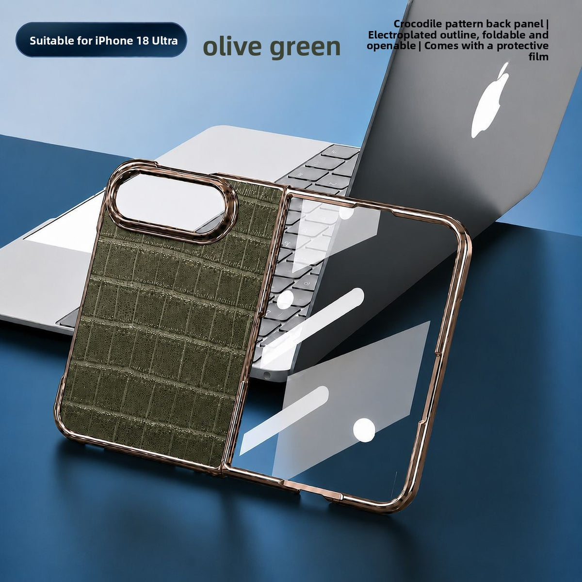 Folding Cover Business Leather Case