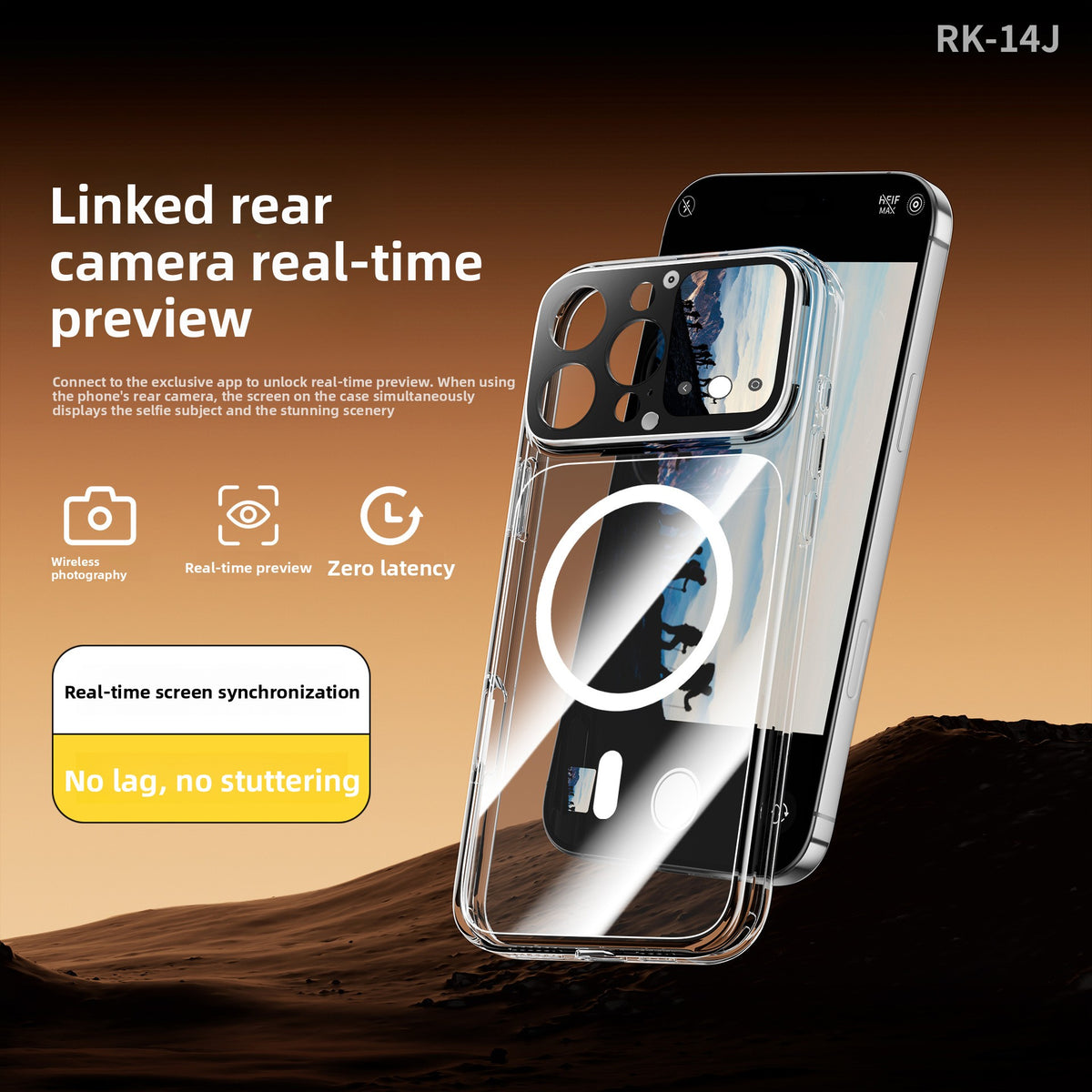 Transparent Magnetic Phone Case