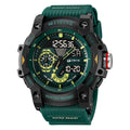 Men's Waterproof Sports Watch with Luminous Dual Display