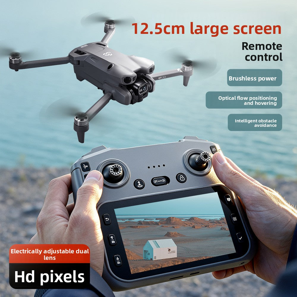 HD Screen Transmission: Real-time video transmission with high-definition display for clear aerial views Brushless Motors
