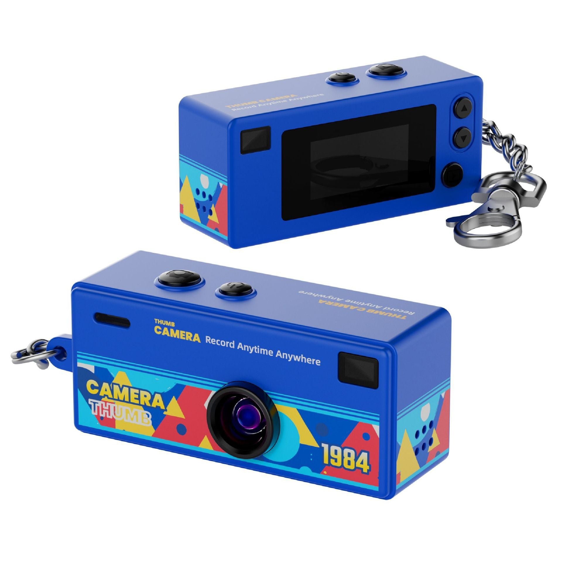 HD Thumb Camera High-Definition CCD Sensor: Captures clear, vibrant images with reliable color accuracy.