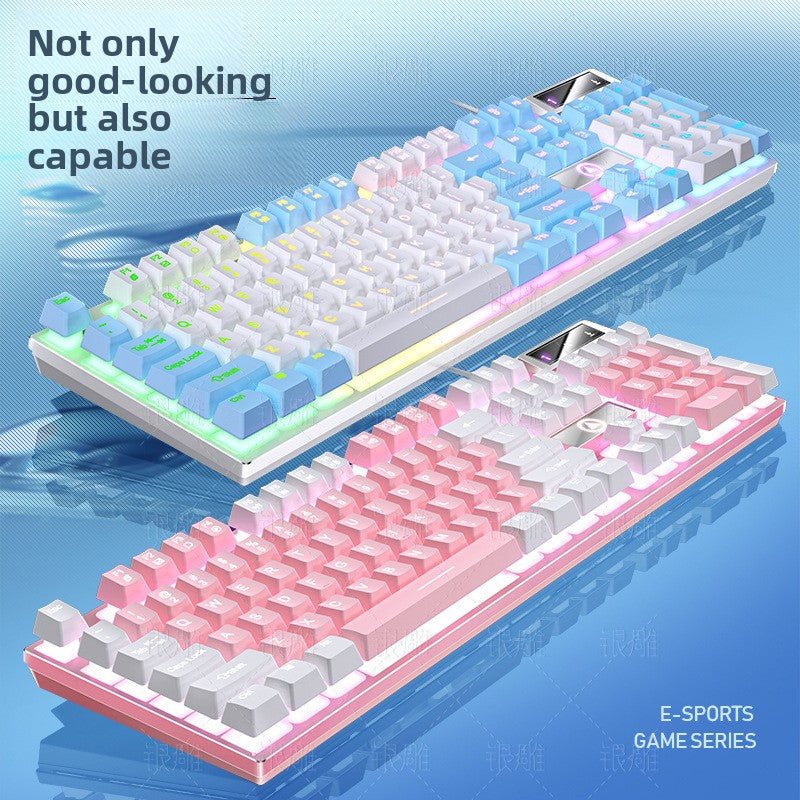 Silver Eagle K500 Wired Keyboard and Mouse Set