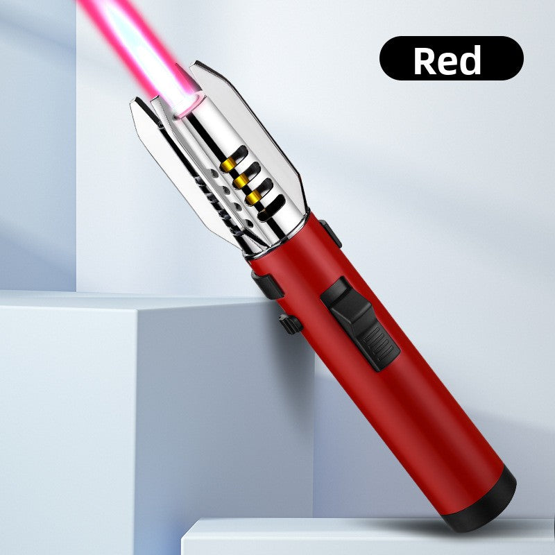 Inflatable spray gun lighter