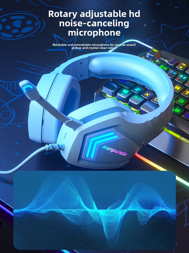 Over-ear esports gaming headset