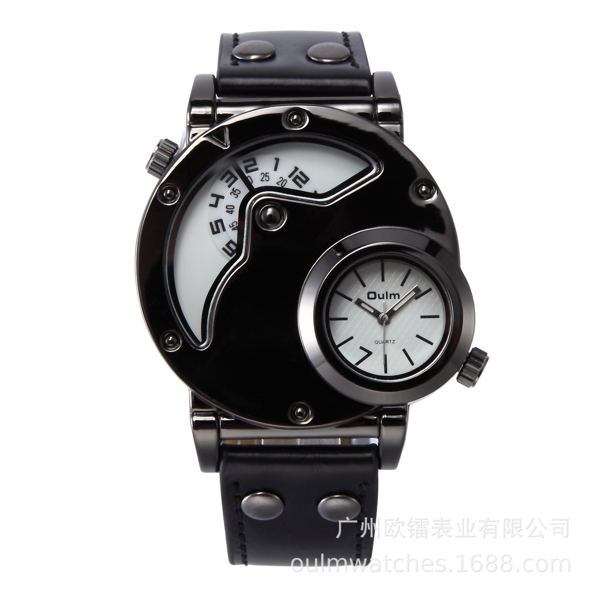 Men's Dual Time Zone Quartz Watch