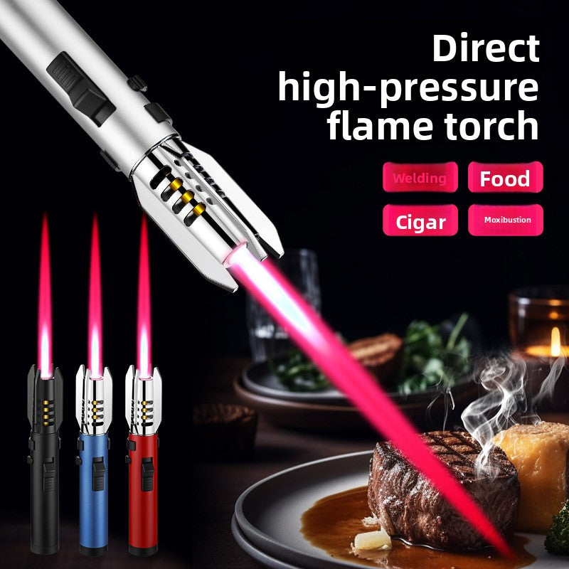 Inflatable spray gun lighter