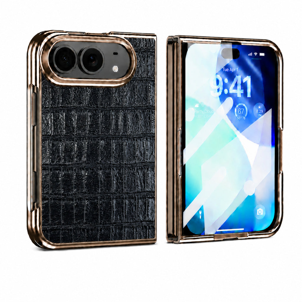 Folding Cover Business Leather Case