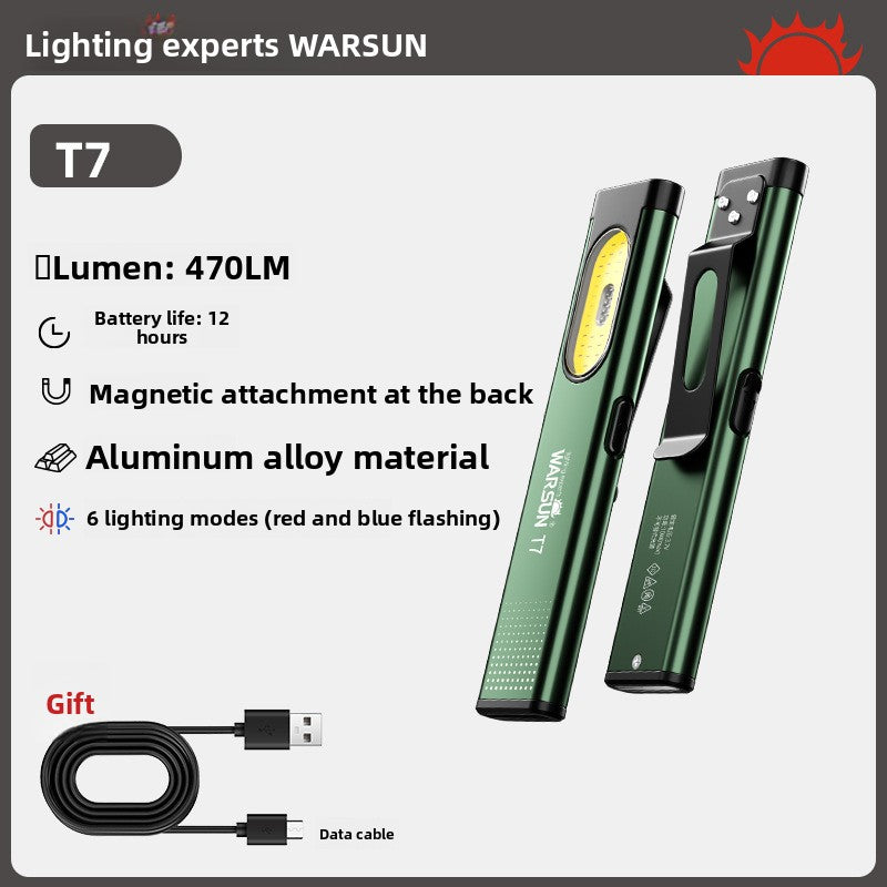 Wolsen T7Pro Rechargeable LED Flashlight