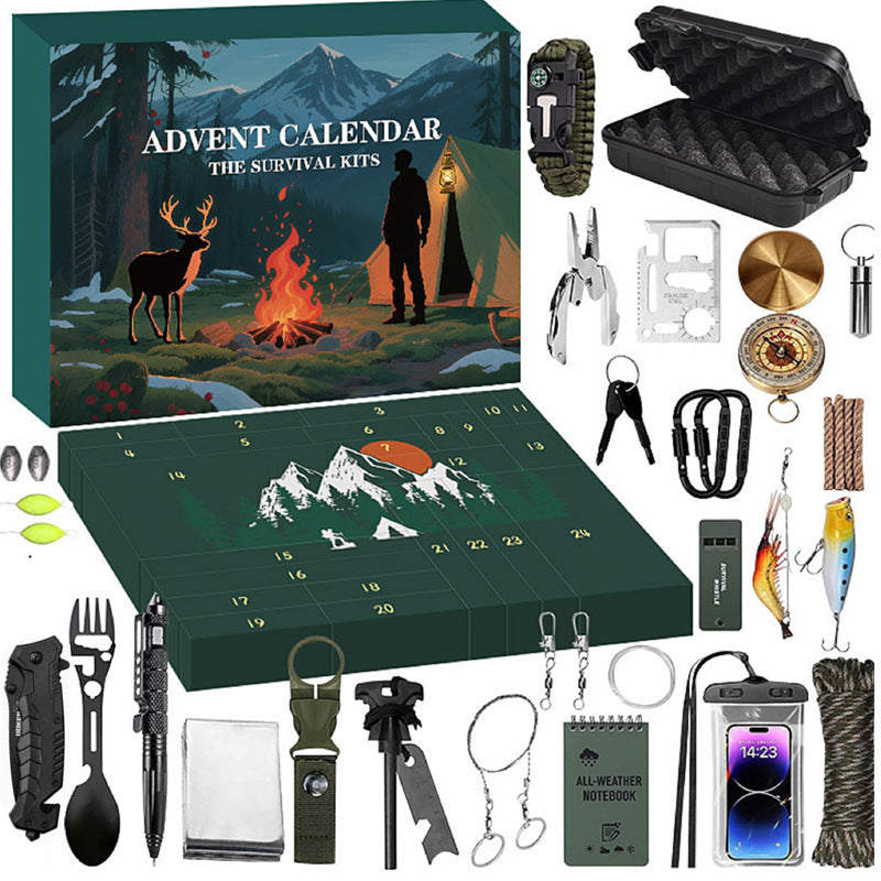 Multi-Functional Outdoor Survival Tool Set