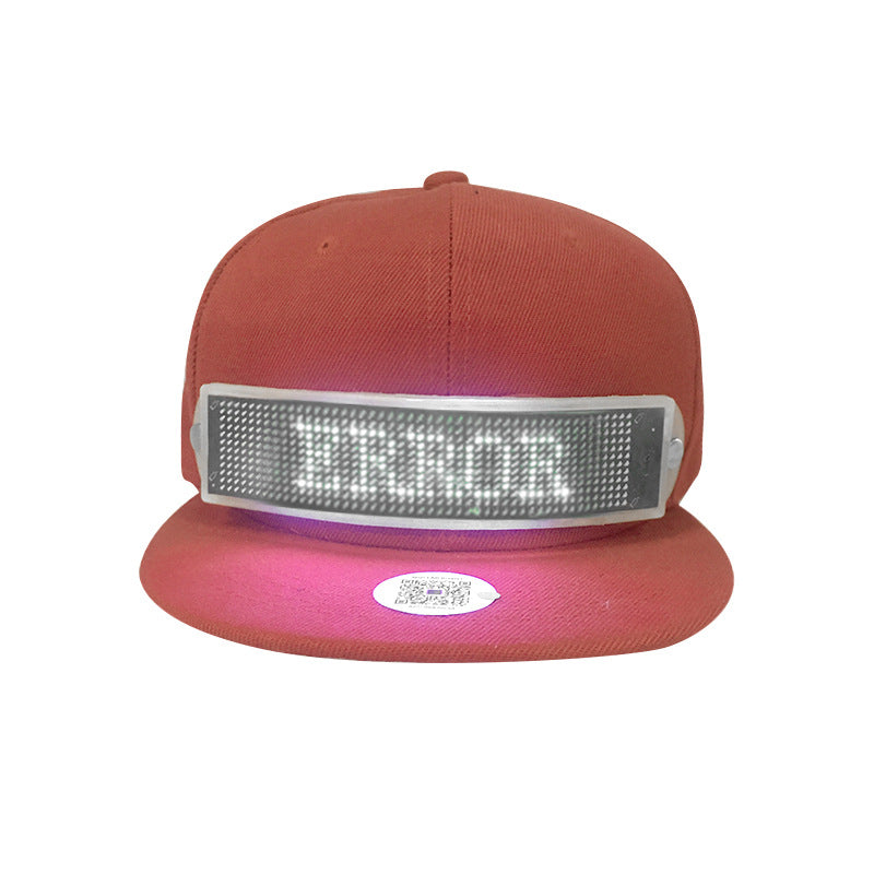 Led hat luminous advertising hat display screen