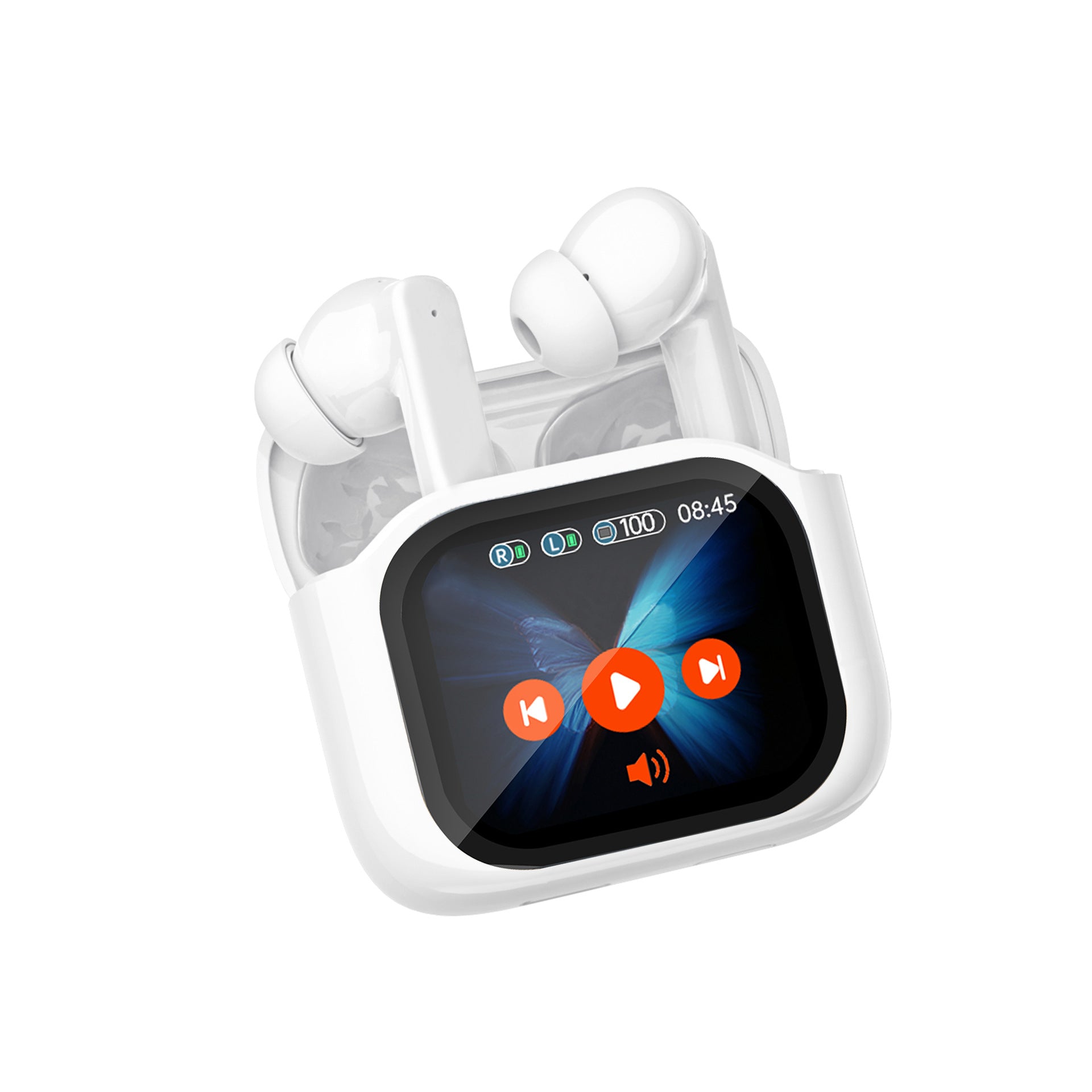 Full Color Screen Wireless Bluetooth Headphones with AI Translation