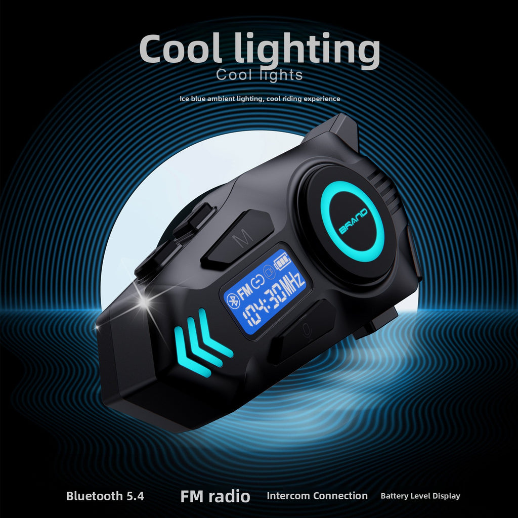 Professional Waterproof Noise Canceling Bluetooth Headset with Intercom Function
