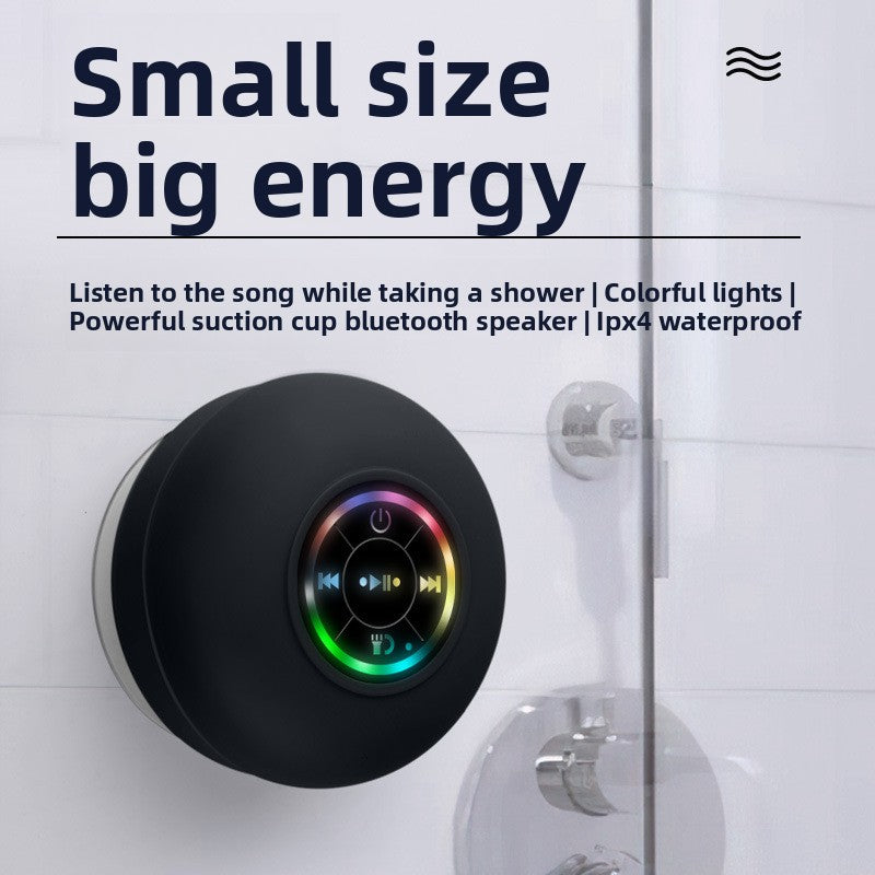 Waterproof Bluetooth Speaker with LED Light