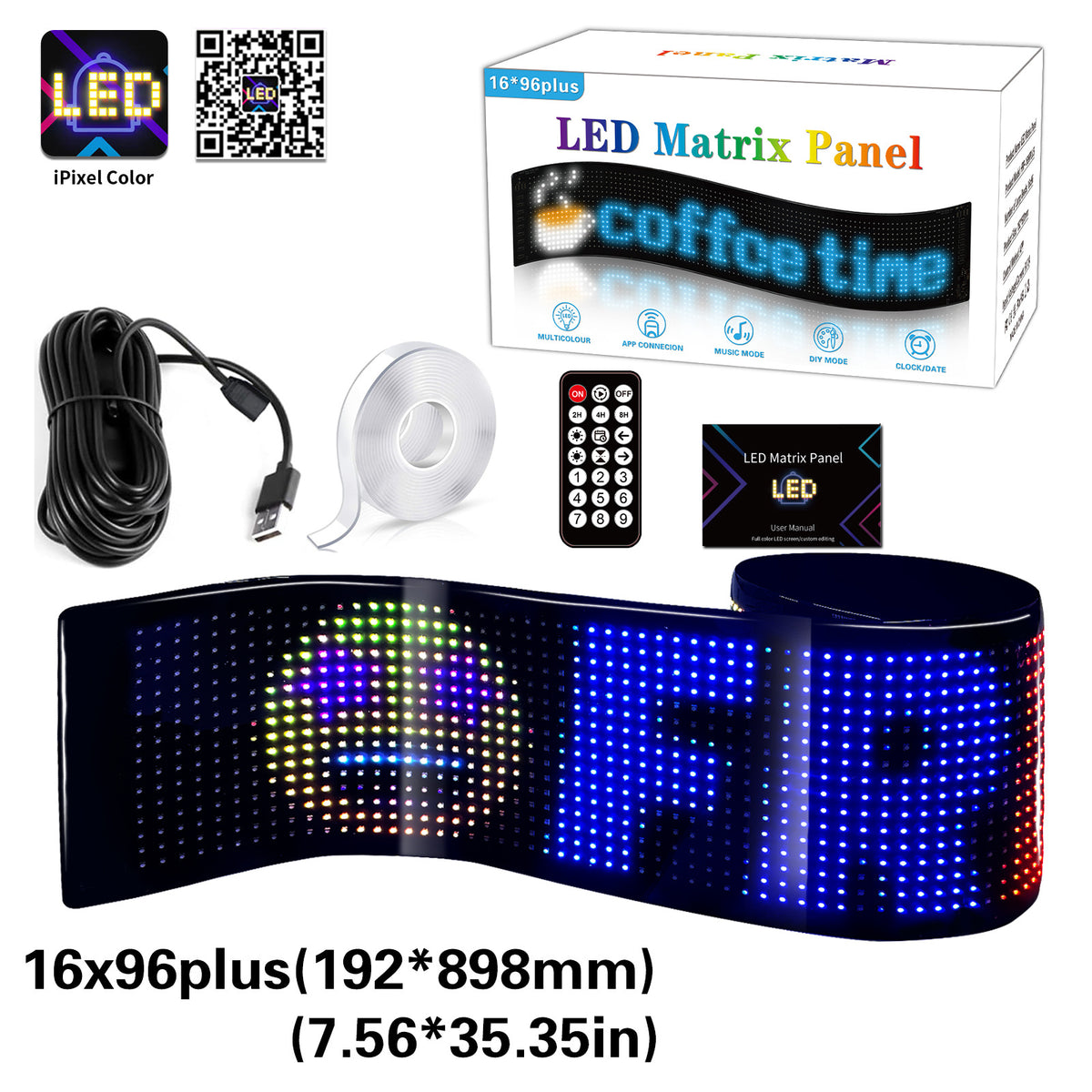 Flexible Bluetooth LED Display Screen