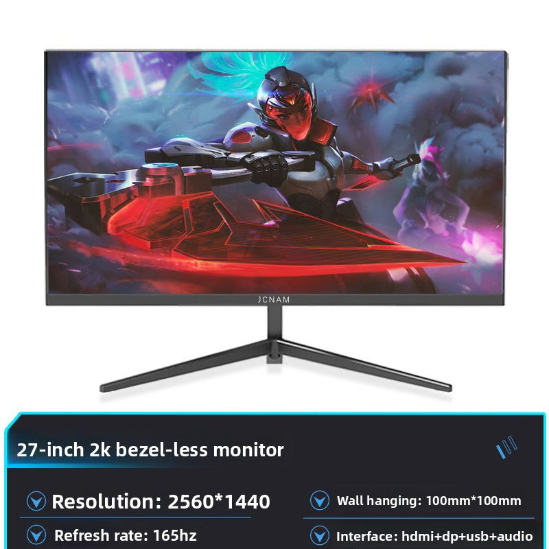 24 to 27-inch 2K 165Hz Frameless Computer Monitor