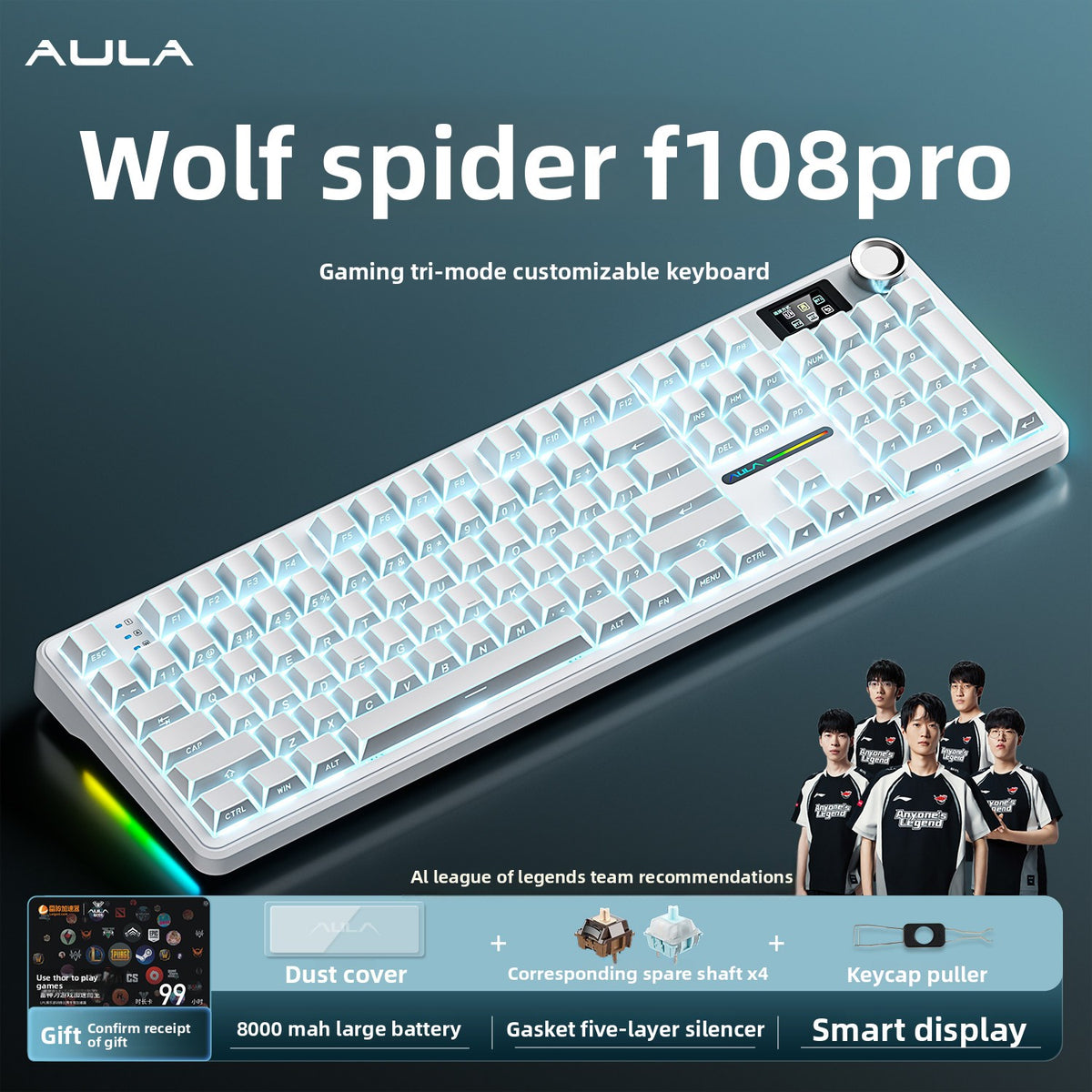 Customized Mechanical Keyboard Wireless Bluetooth