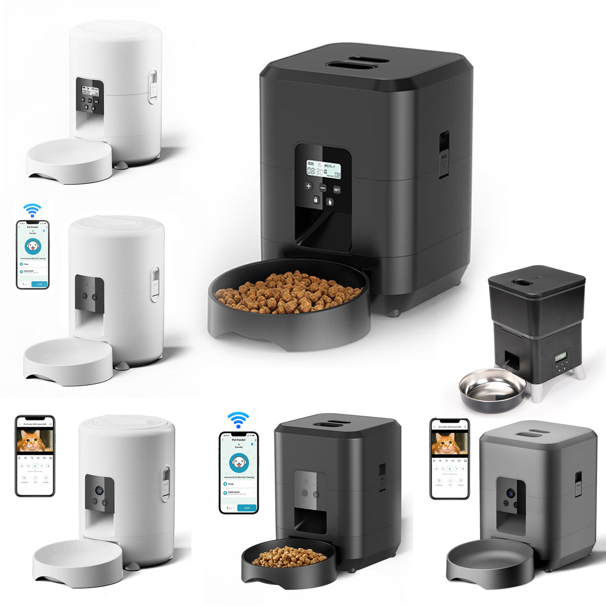 Automatic Pet Food Dispenser with WIFI Control