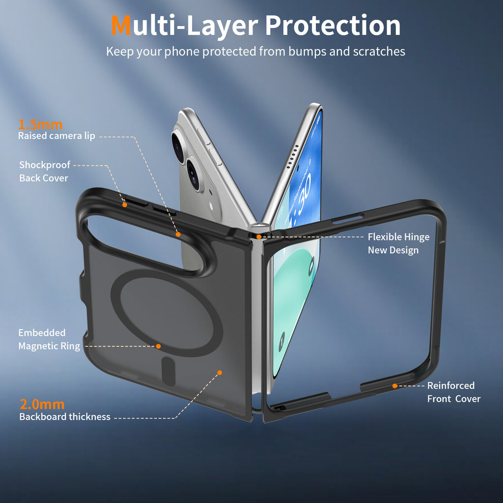 Mobile phone magnetic suction protective sleeve