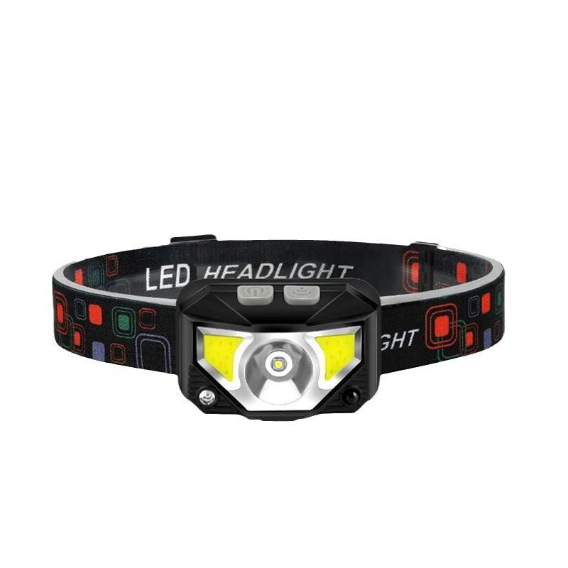 LED Sensor Headlight USB Rechargeable Waterproof