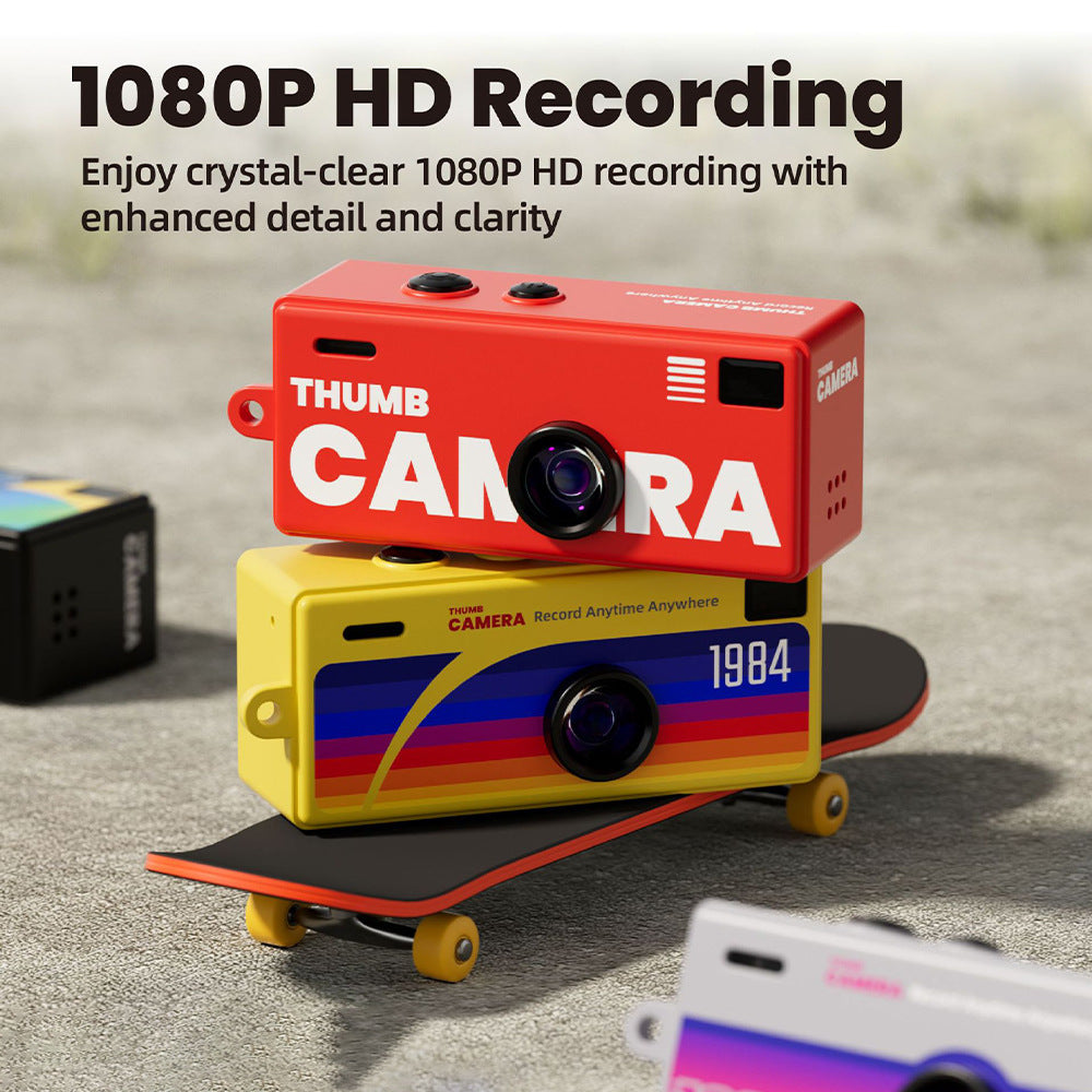 HD Thumb Camera High-Definition CCD Sensor: Captures clear, vibrant images with reliable color accuracy.