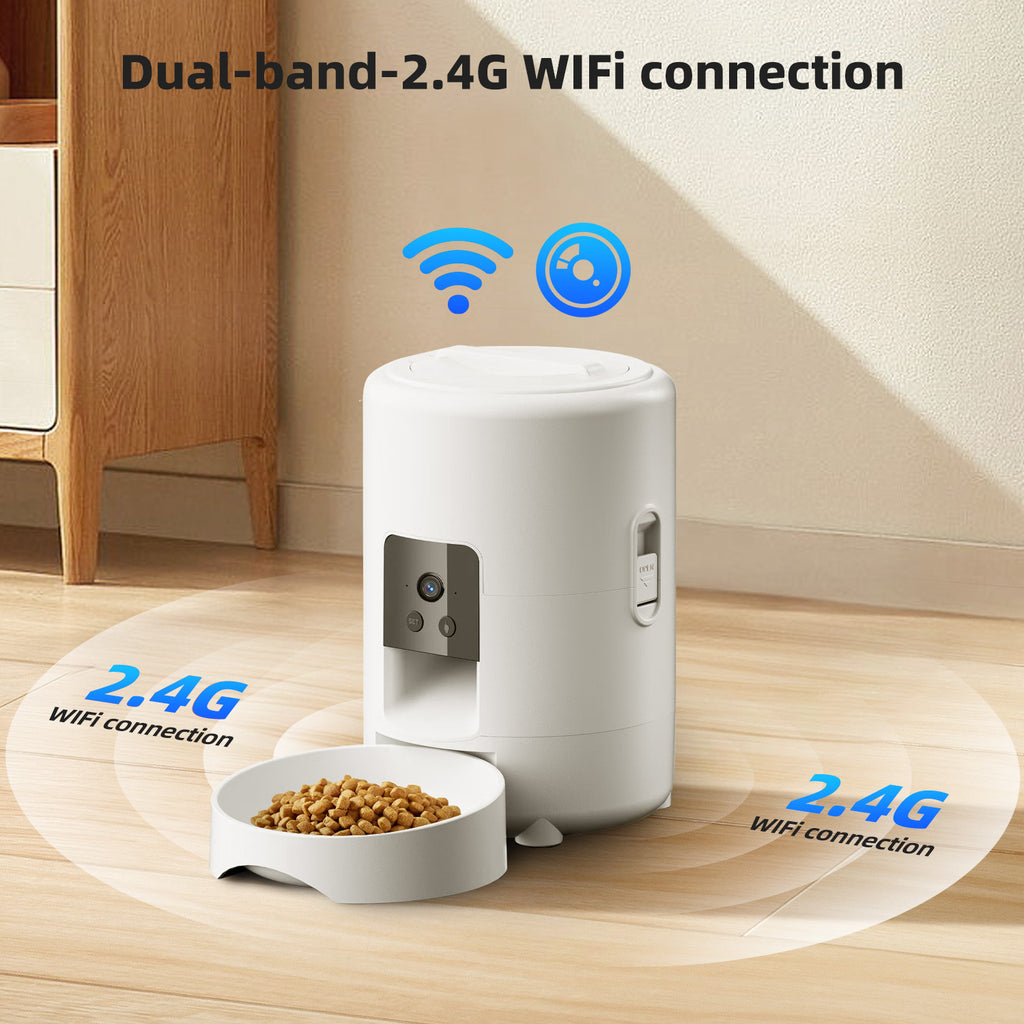 Automatic Pet Food Dispenser with WIFI Control
