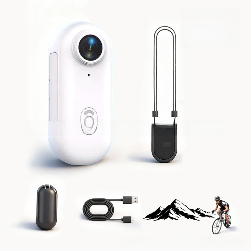 Thumb-mounted riding camera with Wi-Fi and magnetic back clip; H88 sports thumb recorder