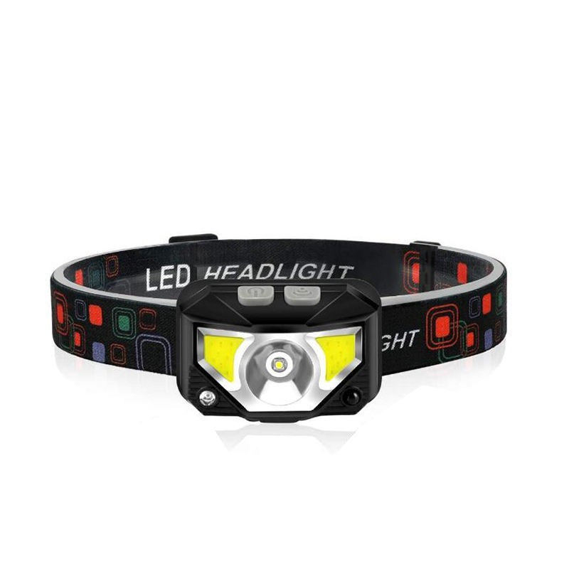 LED Sensor Headlight USB Rechargeable Waterproof