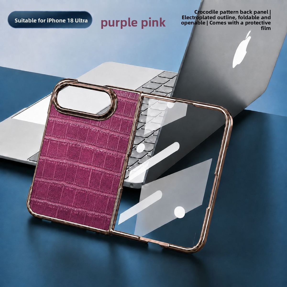 Folding Cover Business Leather Case