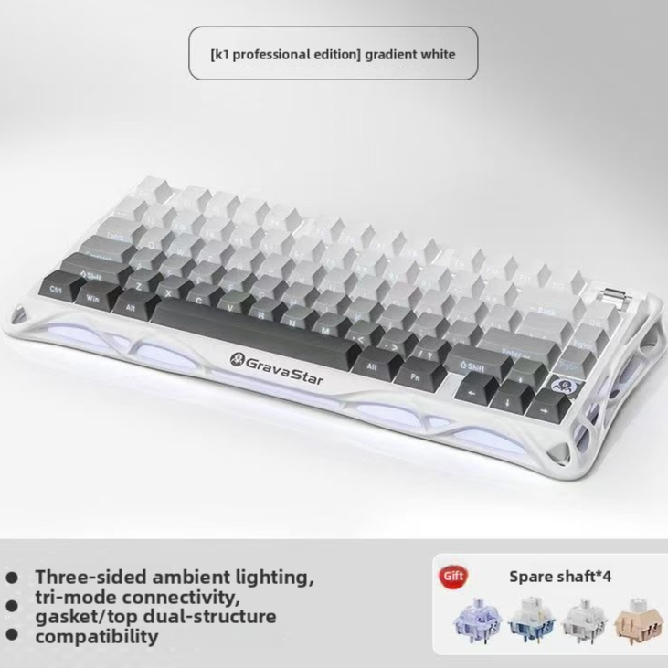 Wireless Mechanical Gaming Keyboard RGB Backlit