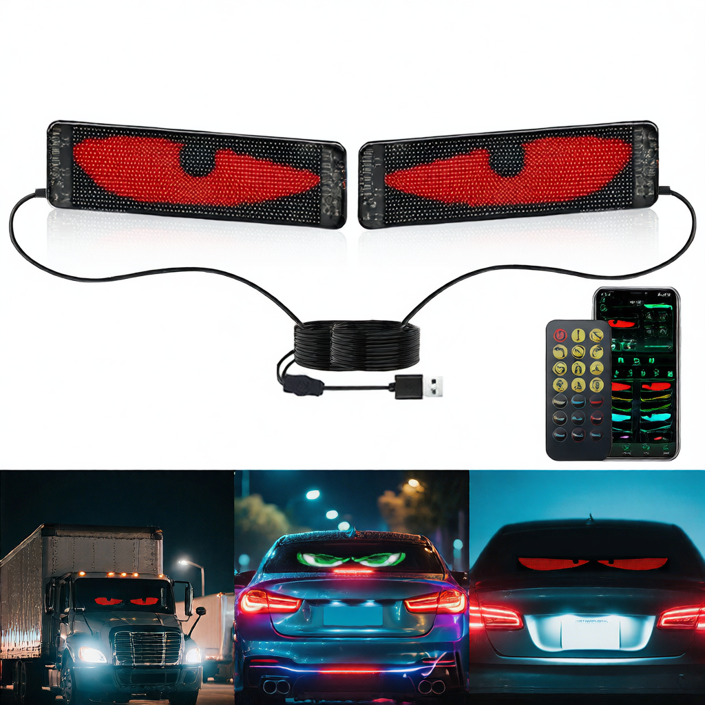 Flexible LED Car Display Screen with Bluetooth Control