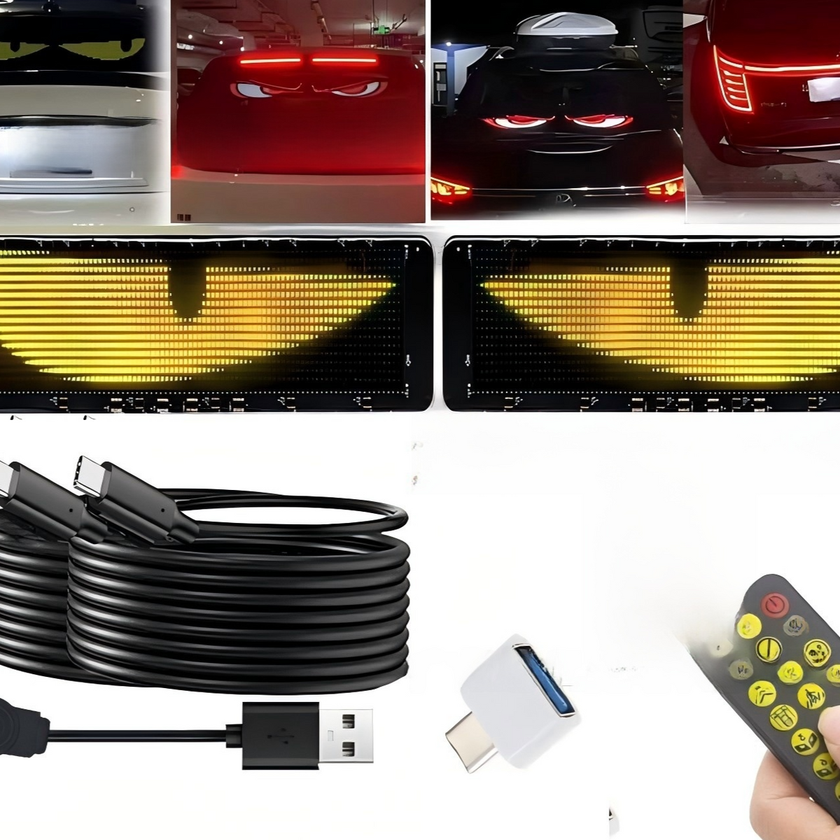 Car Window LED Flexible Advertising Display Screen