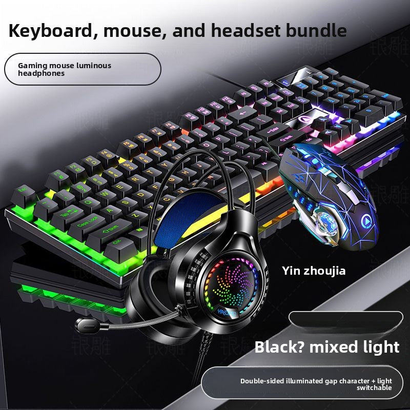 Silver Eagle K500 Wired Keyboard and Mouse Set