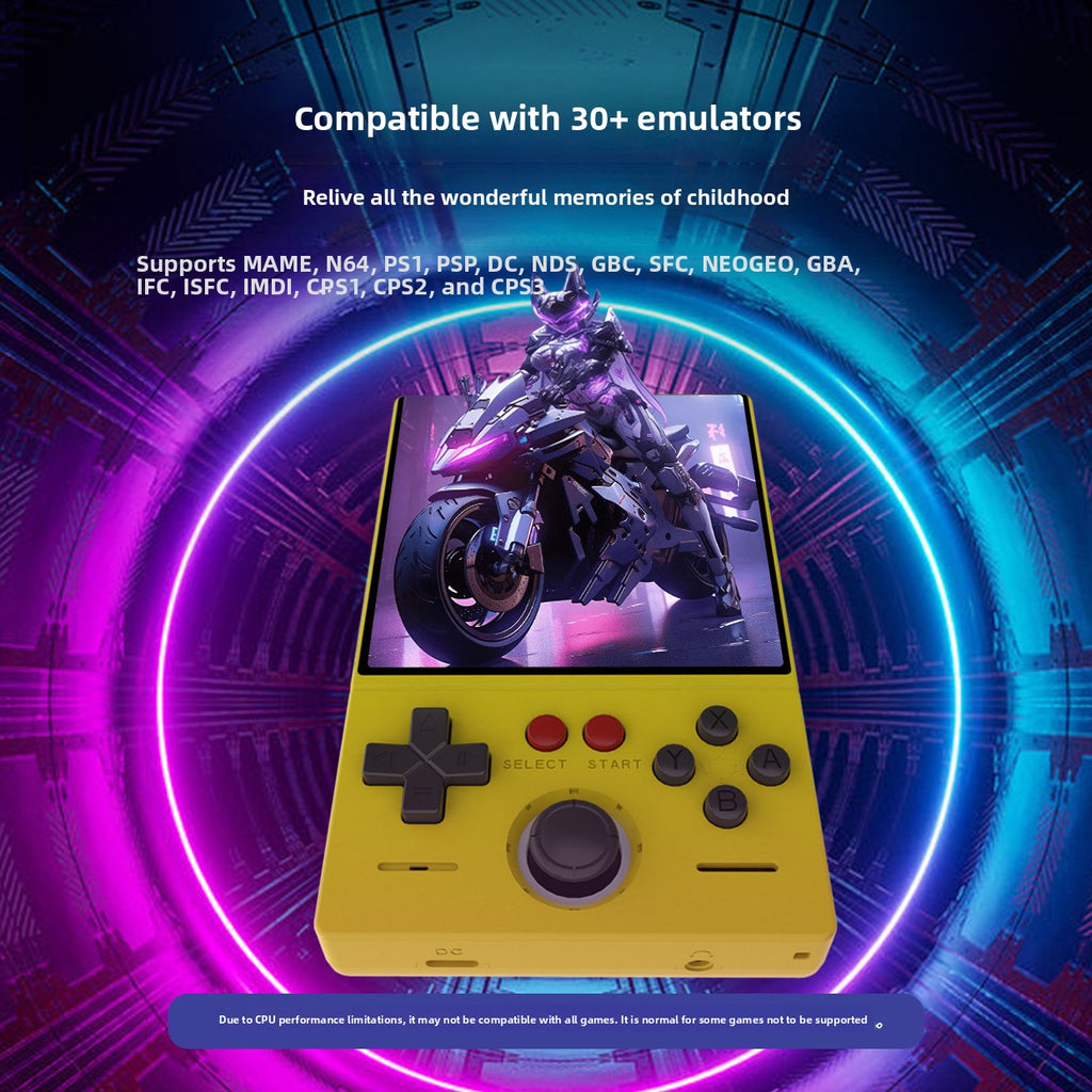 Mini40 Open Source 4 Inch HD Retro Game Console with 4000mAh Battery and Colorful Joystick