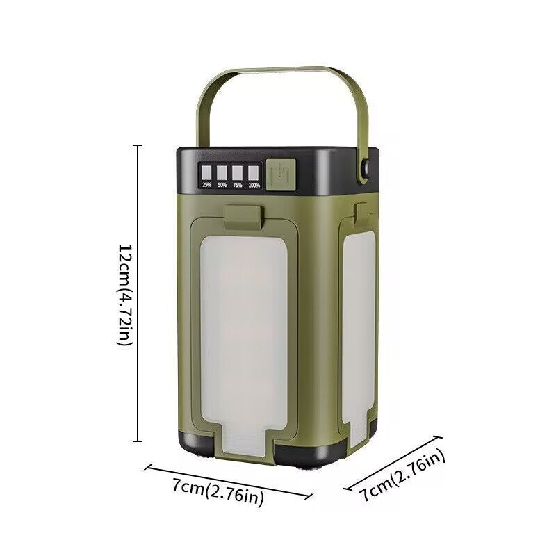 Camping lights with solar energy