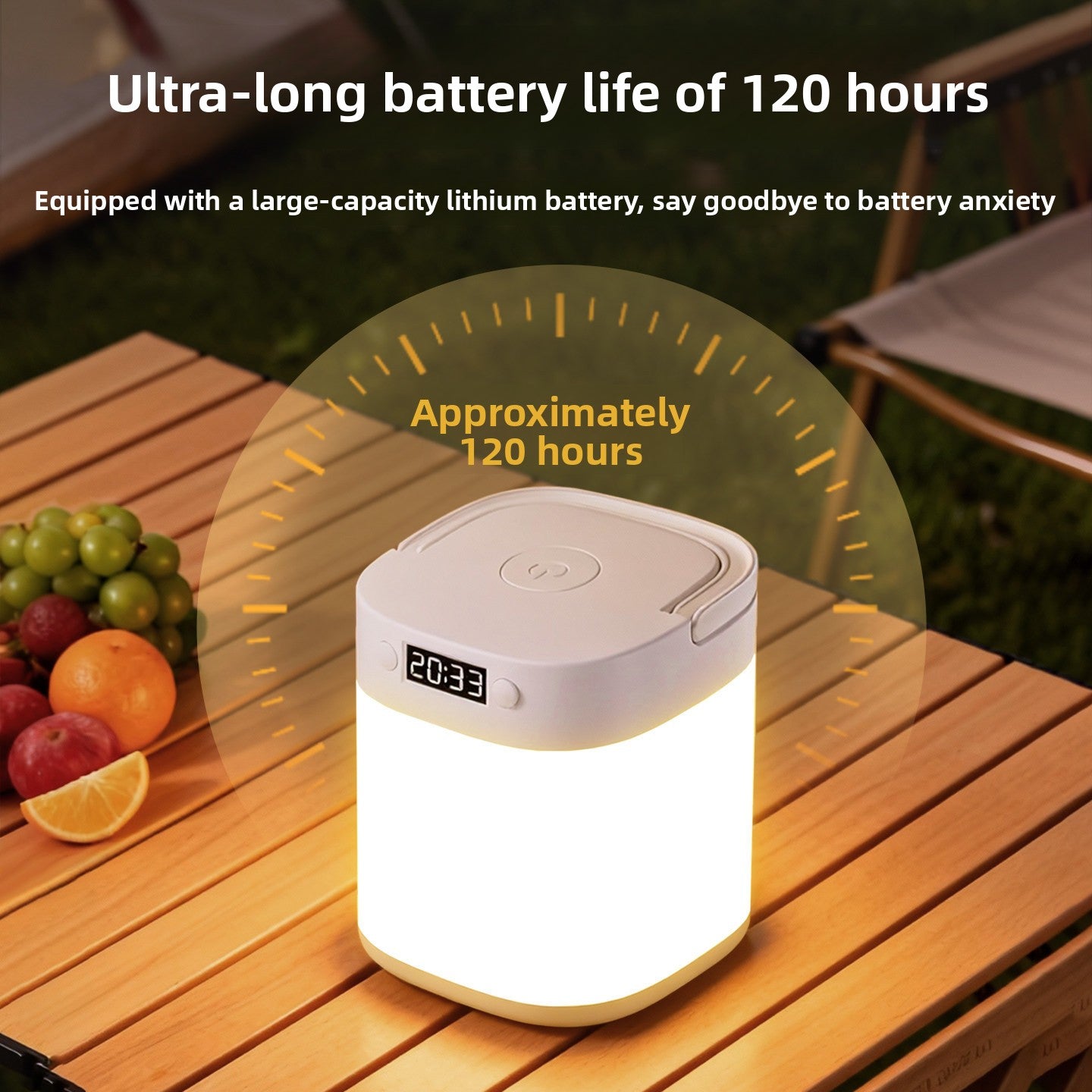 Rechargeable Camping Light with Long Battery Life