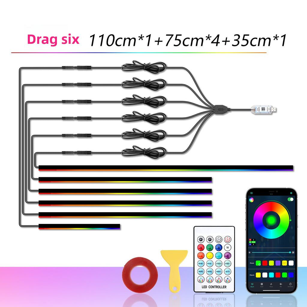 Car Door Frame Colorful LED Ambient Light Strip