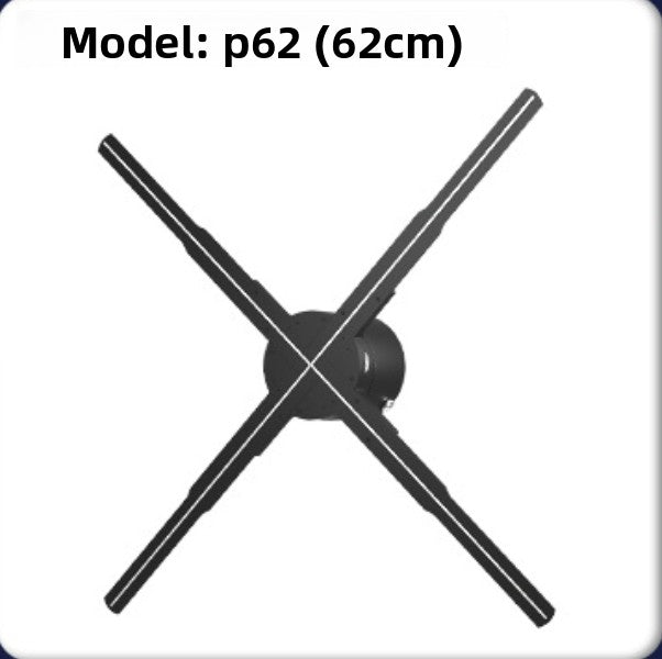 3D Holographic Fan Display with Rotating Imaging