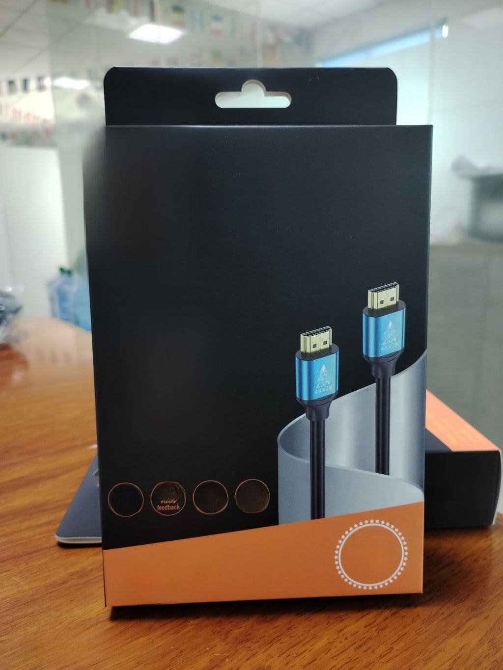HDMI 2.0 Version: Supports 4K resolution for high-definition video and audio transmission. Computer Monitor Cable